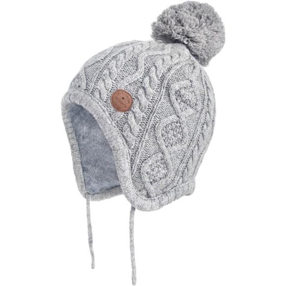 SOMALER Toddler Baby Boys Girls Winter Hat Kids Ear Flap Warm Fleece Lined Knit